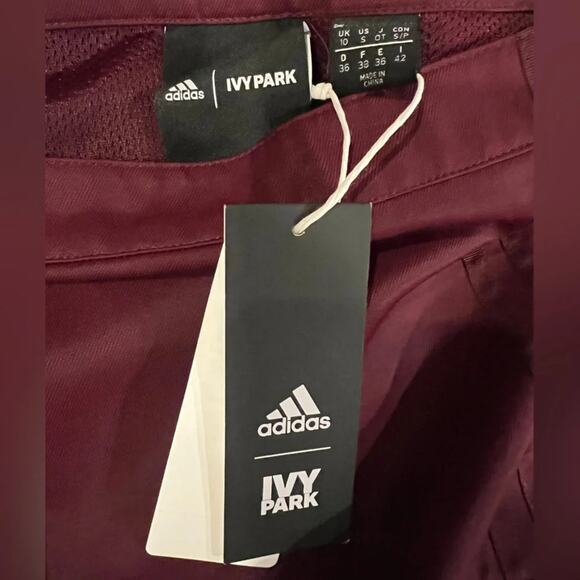 Adidas x Ivy Park Maroon Skirt Size Small NWT - Picture 11 of 12